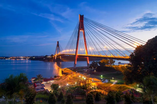 Barelang Bridge connecting islands in Batam, Indonesia